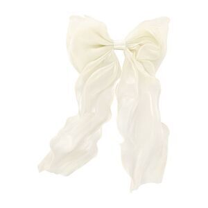 Fashion Cute Bow Hair Pins Hairdo Pins Beige